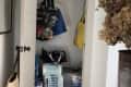 Small kitchen closet before renovation.