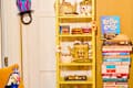 IKEA KNARREVIK Nightstands glued together to make tall shelving unit