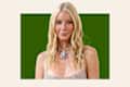 Headshot of Gwyneth Paltrow on a colored background