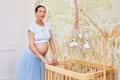 Isabella Boylston in her baby nursery