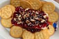 Sister's Cranberry Cream Cheese Dip.
