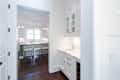 white butler's pantry, or second "dirty kitchen"