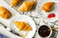 Various frozen croissants brands laid out.