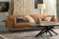 Living room with Arhaus furniture and decor