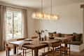 MOD LIGHTING pendant in dining room