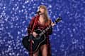 AMSTERDAM, NETHERLANDS - JULY 05: (EDITORIAL USE ONLY. NO STANDALONE PUBLICATION USE (NO SPECIAL INTEREST OR SINGLE ARTIST PUBLICATION USE; NO BOOK USE)) Taylor Swift performs onstage during  "Taylor Swift