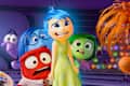 INSIDE OUT 2, from left: Fear (purple, voice: Tony Hale), Sadness (glasses, voice: Phylis Smith), Anger (red, voice: Lewis Black), Joy (green dress, voice: Amy Poehler), Disgust (green, voice: Liza Lapira), Anxiety (orange, voice: Maya Hawke), 2024. © Walt Disney Studios Motion Pictures / Courtesy Everett Collection