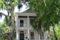 House with historic architecture in Beaufort South Carolina