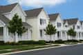 Pristine houses in a row.