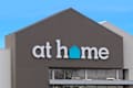 Longmont, CO USA - March 7, 2021: Storefront and sign for At Home store, sellers of home goods, interiors, kitchenware, furniture