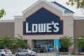 Entrance to Lowe's a home improvement center
