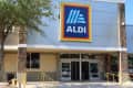 Aldi storefront MIAMI, FLORIDA USA - 05-19-2024