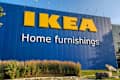 Toronto, ON, Canada - March 30, 2024: View at the IKEA logo store in Toronto, Canada.