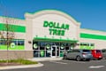 Cary, North Carolina - October 19 2025: Dollar Tree Storefront Exterior Building Shopping Center