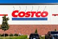 Apex, North Carolina - November 1 2025: Costco Wholesale Logo On Exterior Storefront Building Display Signage At Warehouse Club Location