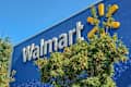 Toronto, ON, Canada - August 30, 2025: View at the logo front sign of the Walmart super store in America.
