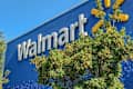 Toronto, ON, Canada - August 30, 2025: View at the logo front sign of the Walmart super store in America.