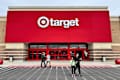 Phillipsburg, NJ USA - March 17, 2025 : People walking out of the front of a Target store in New Jersey