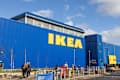 IKEA Furniture Retail Store Exterior Architecture. London, UK, 17 March 2024