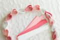 Paper chain supplies for Valentine's decorations