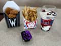Wendy's combo meal on tabletop.