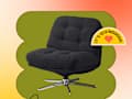 IKEA DYVLINGE chair on colorful background