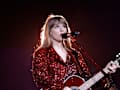 GLENDALE, ARIZONA - MARCH 17: Editorial use only and no commercial use at any time.  No use on publication covers is permitted after August 9, 2023. Taylor Swift performs onstage for the opening night of "Taylor Swift