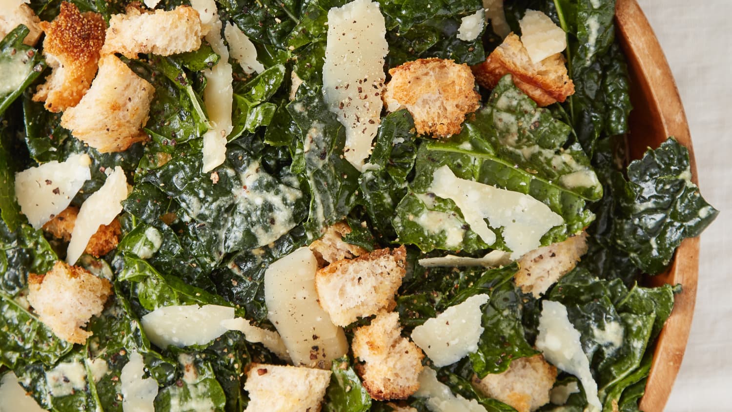 5 Ingredient Kale Caesar Salad Kitchn