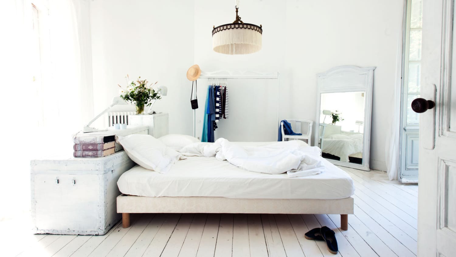 Why You Should Consider Floating Your Bed Apartment Therapy While a headboard is great, in front of a window it can often block out precious light, especially if there are no here's another example of using curtains to create a headboard of sorts. why you should consider floating your