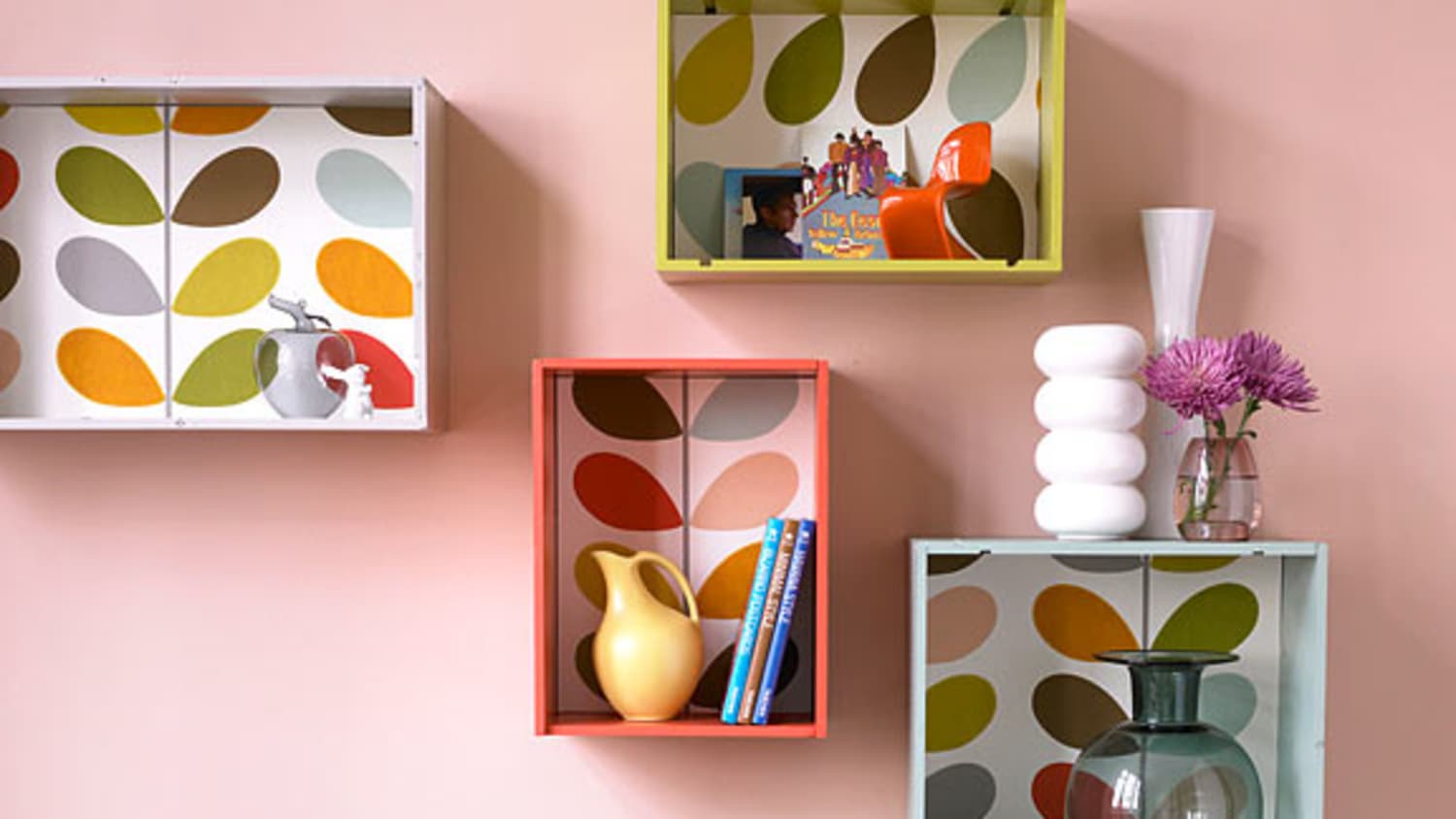 diy ideas for renters using wallpaper