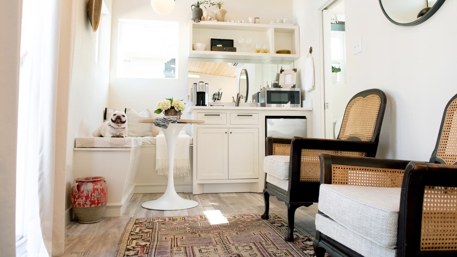 How To Fit A Dining Table In A Small Living Room Apartment Therapy Wooden partition designs between living dining google search. how to fit a dining table in a small