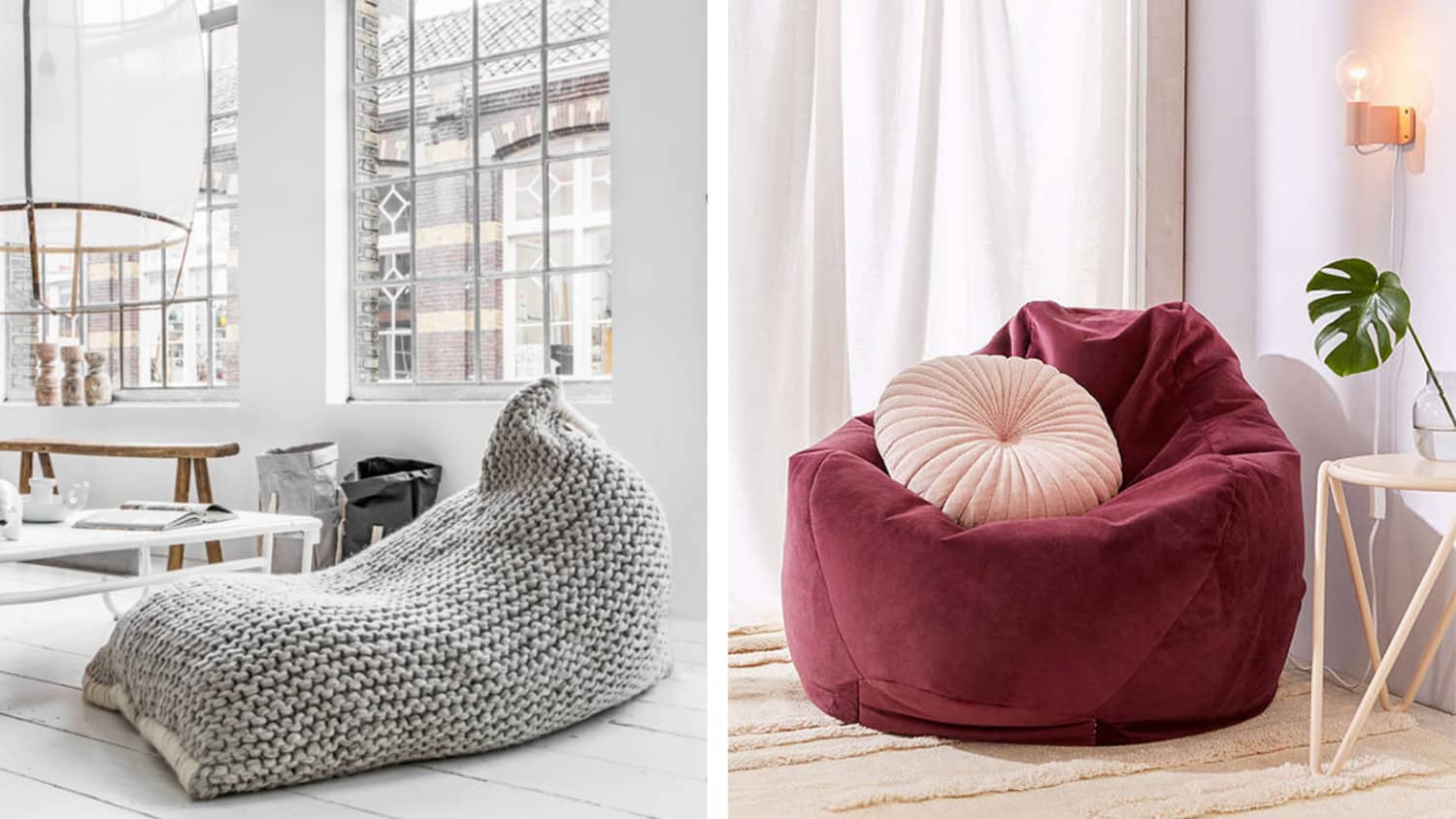 land of nod bean bag chair