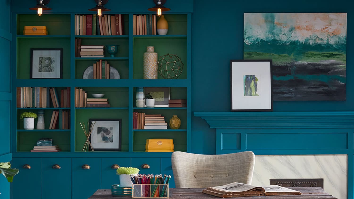 How To Decorate With Peacock Blue Apartment Therapy