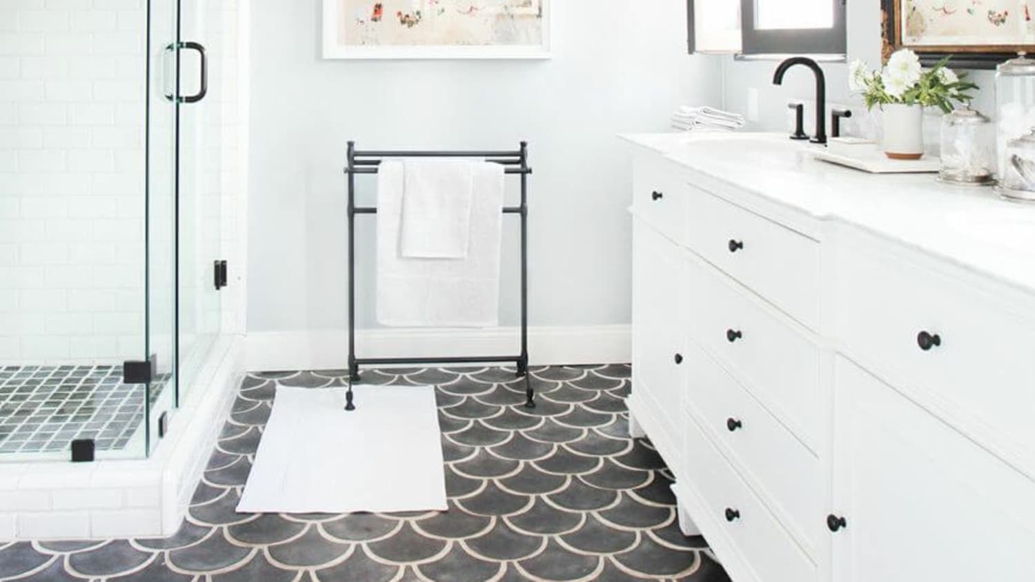 White Bathroom Cabinet Ideas - 20 White Bathroom Ideas How To Use White In Bathroom Decor Apartment Therapy - Interior designer stefani stein chose floating white oak cabinetry for this venice beach, ca new build bathroom, providing ample storage without taking up visual space.