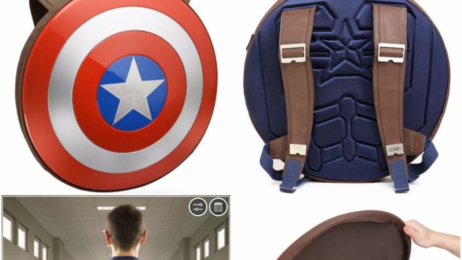 Captain America Shield Backpack | Apartment Therapy