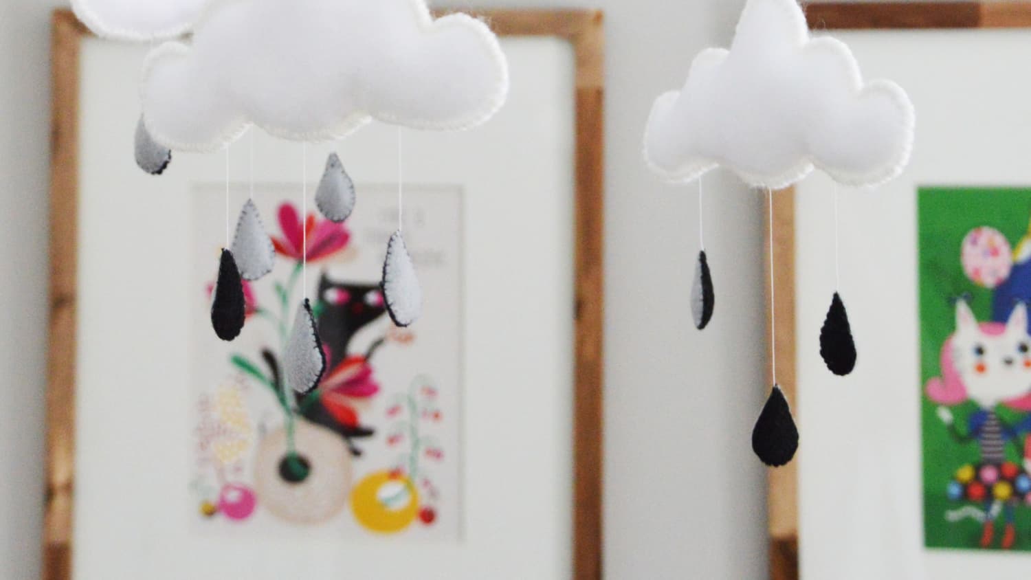 Rain Cloud · A Cloud Mobile · Creation by Joy K.