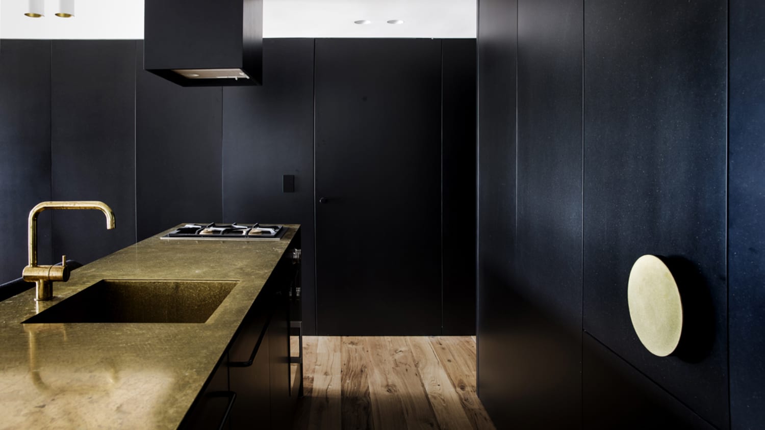 Perfect Black & Gold Kitchen  And Then There Was Style 