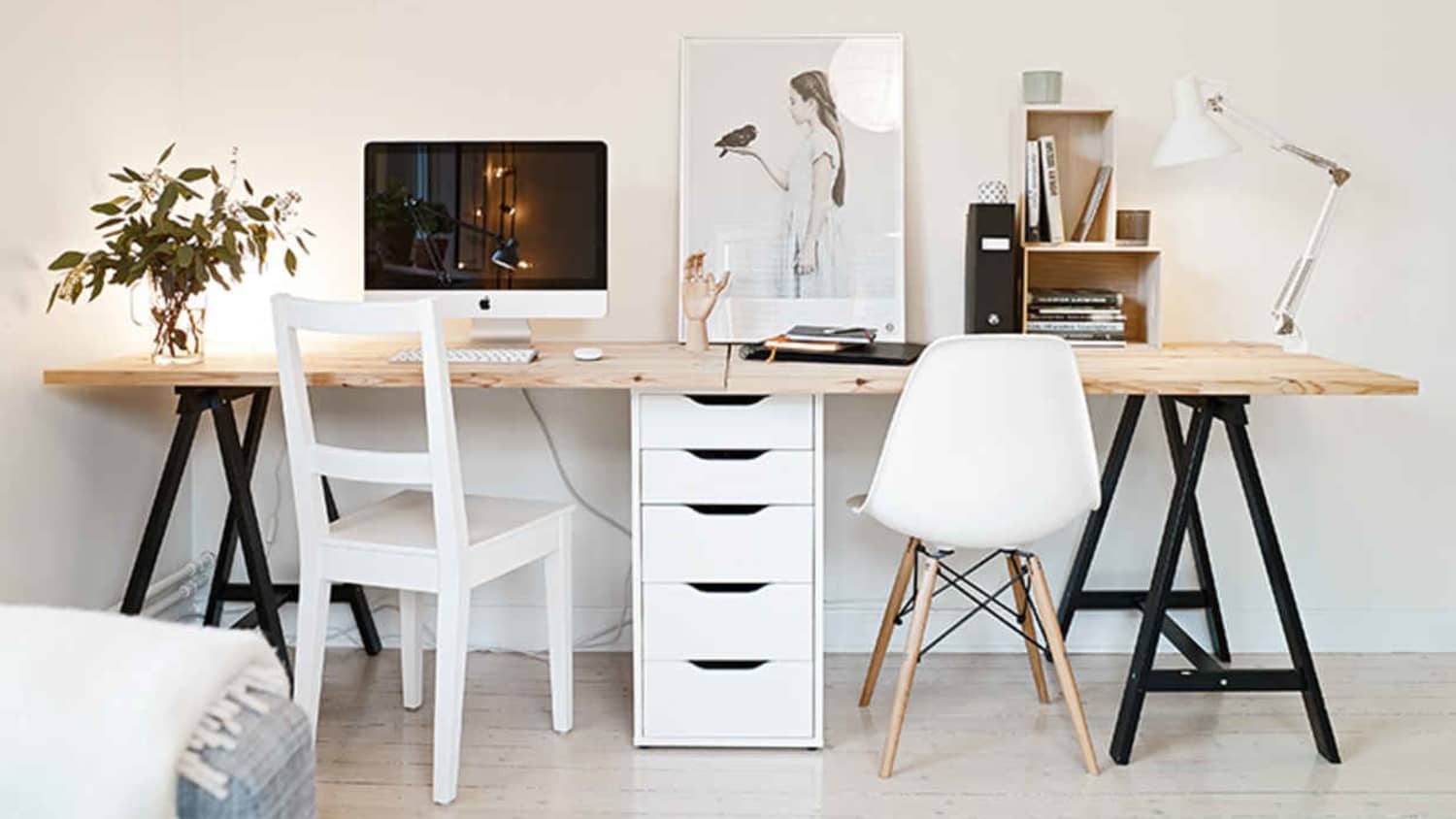DIY Storage Desk For Home Office --Building Plans and Tutorial