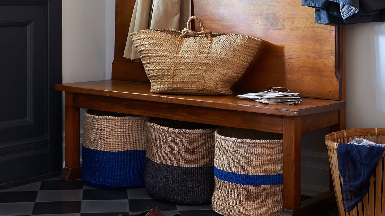 5 Favorites: Leather Baskets Too Pretty To Hide - Remodelista
