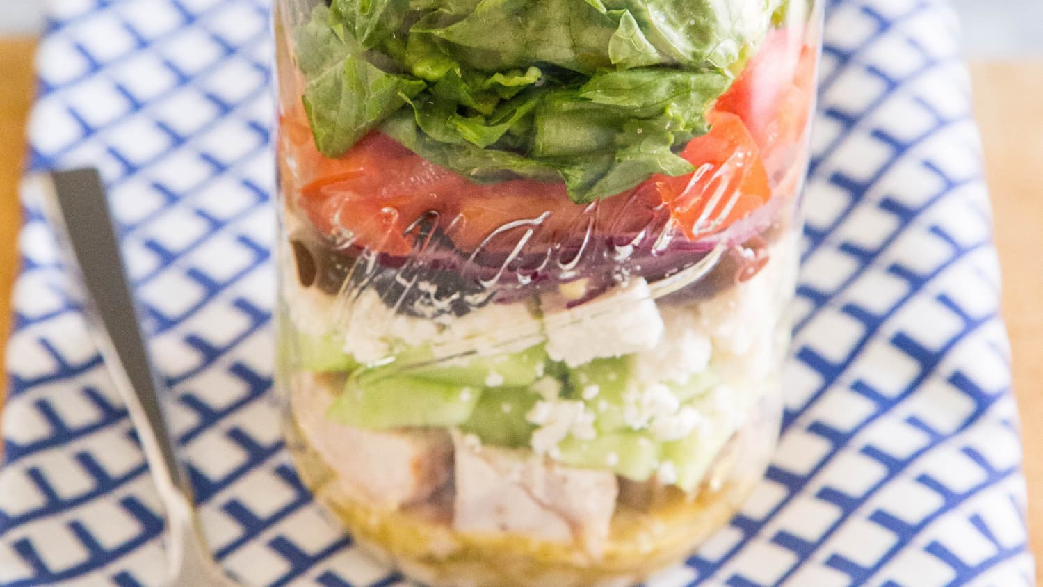 How To Make Greek Salad In A Jar Kitchn