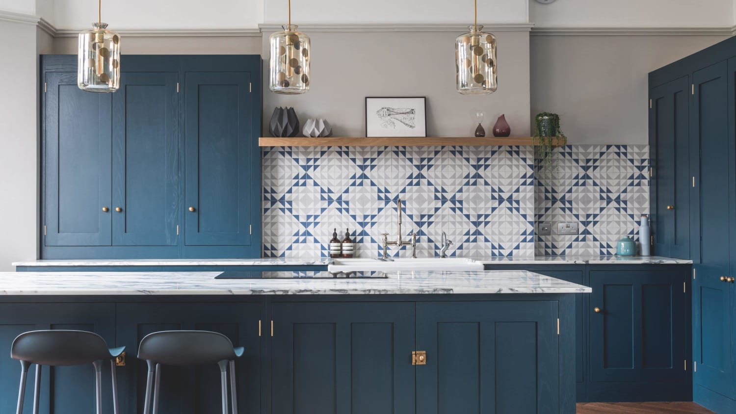 Modern Blue Kitchen Cabinets For Your Home