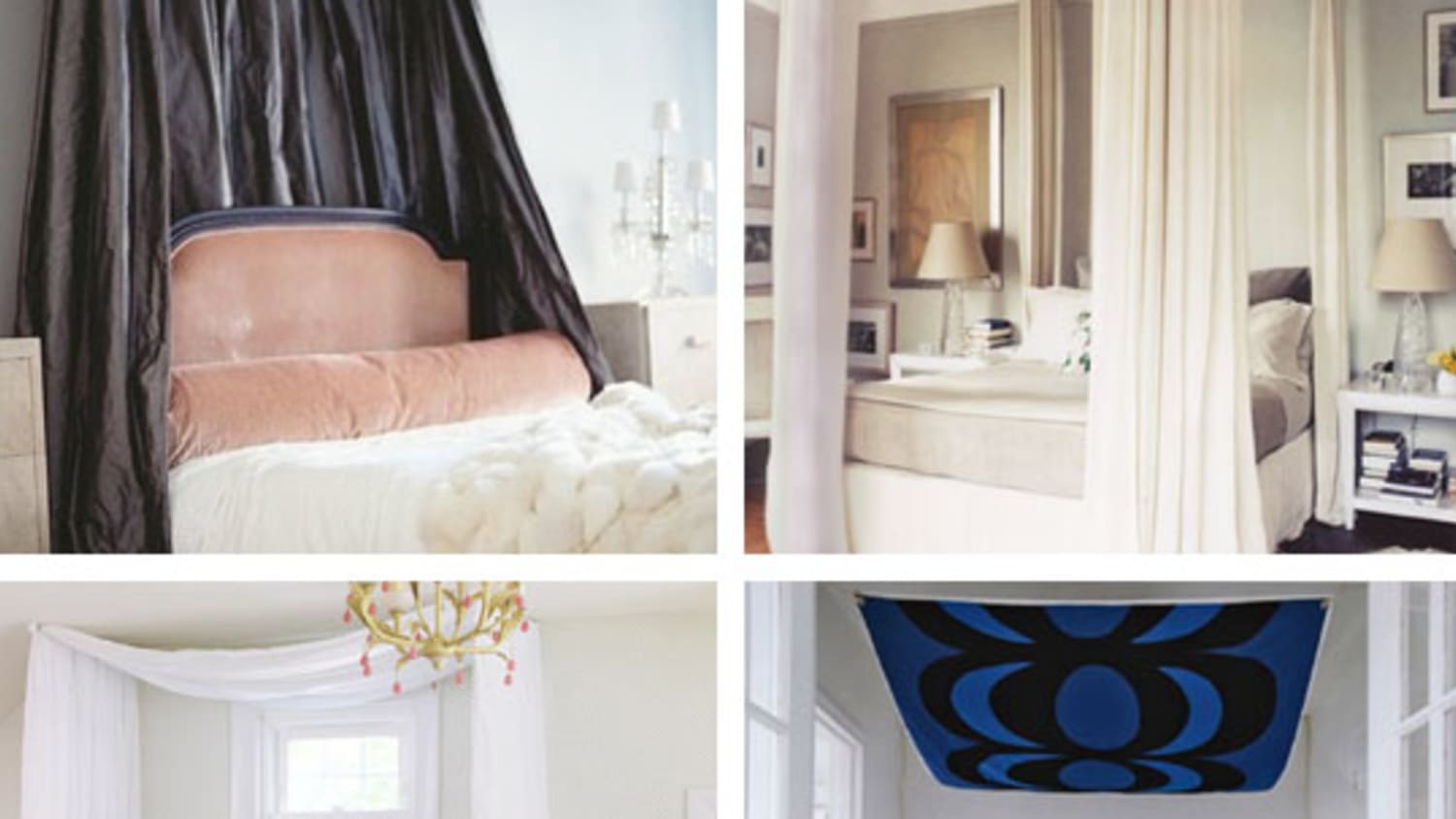 Diy Ideas For Getting The Look Of A Canopy Bed Without Buying A New Bed Apartment Therapy