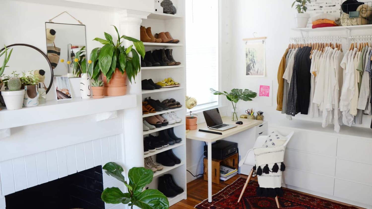 Inside a stylist blogger's luxe wardrobe complete with designer
