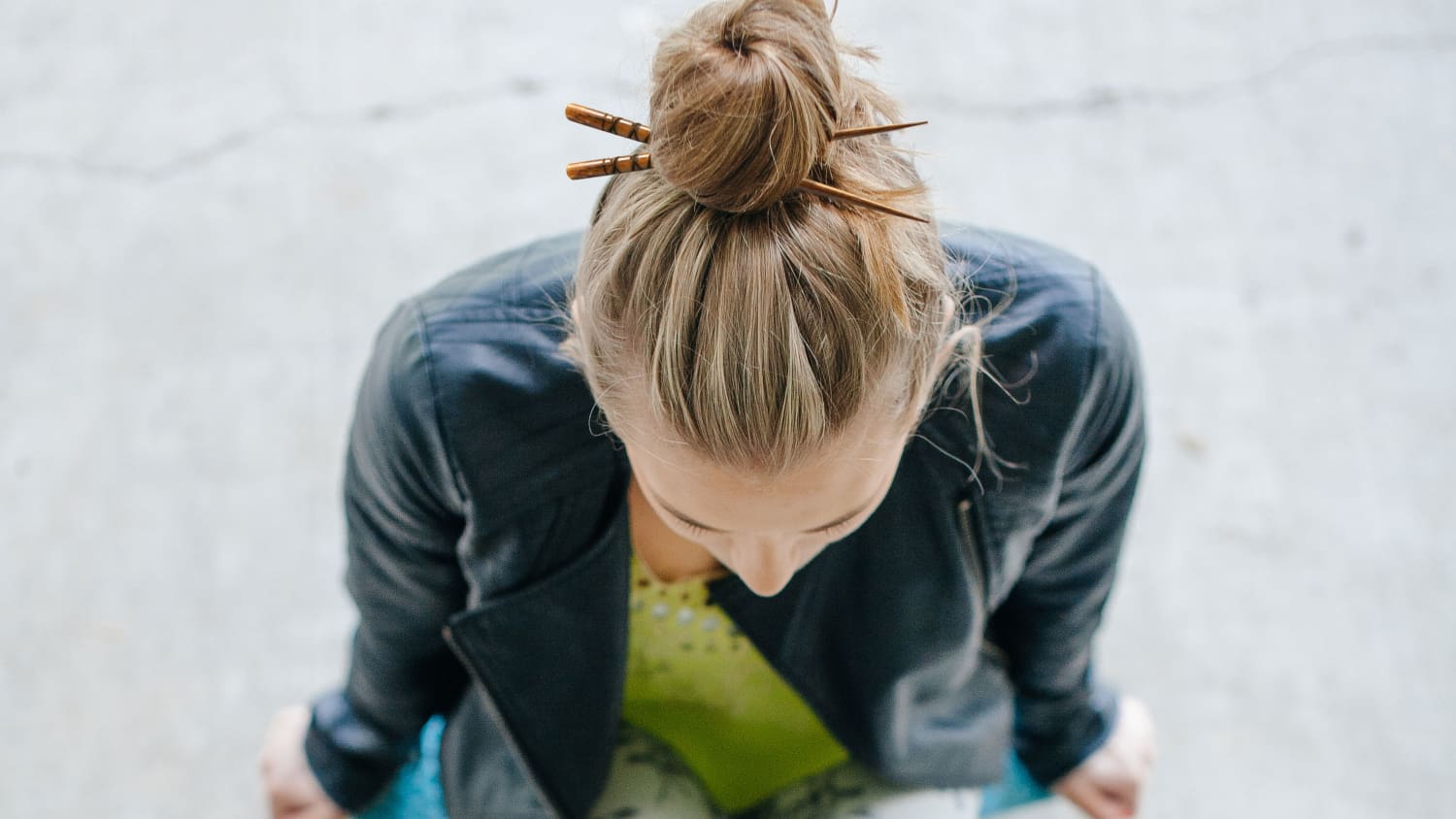The Bun Style And The Hair Fork That Mostly Eased Me Off Hair