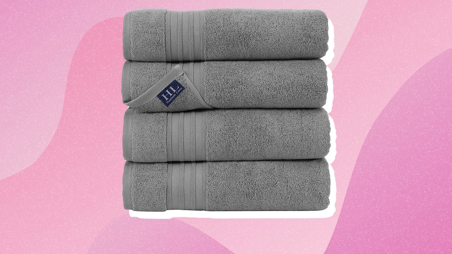 Hammam Linen Bath Towel Set 3 Pieces White Soft Fluffy, Absorbent and Quick  Dry 