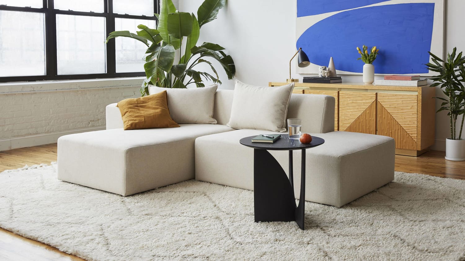 I Tried Floyd's Pet-friendly and Stain-Resistant Sectional: Here's
