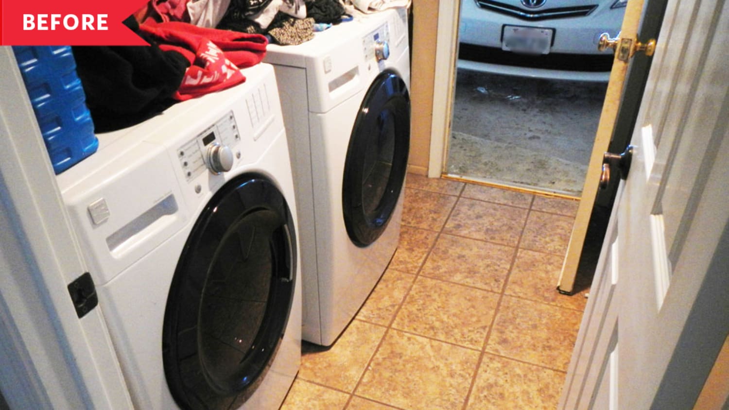 Laundry Room to Mudroom Renovation | Apartment Therapy, image size:1500x844