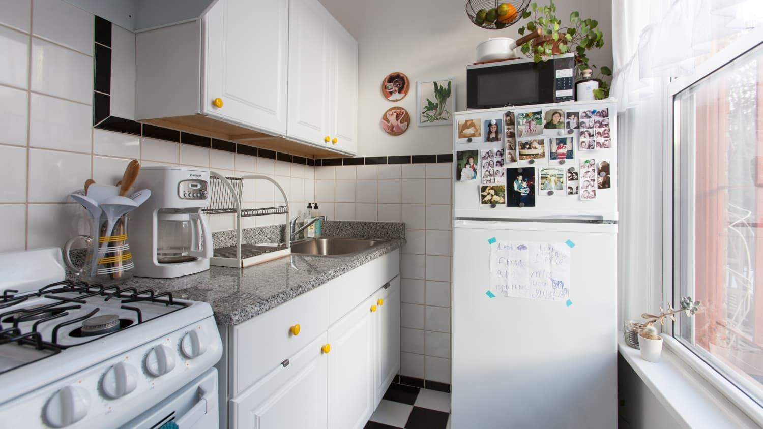 Here's How to Squeeze a Little More Storage Space into a Tiny Kitchen  Without It