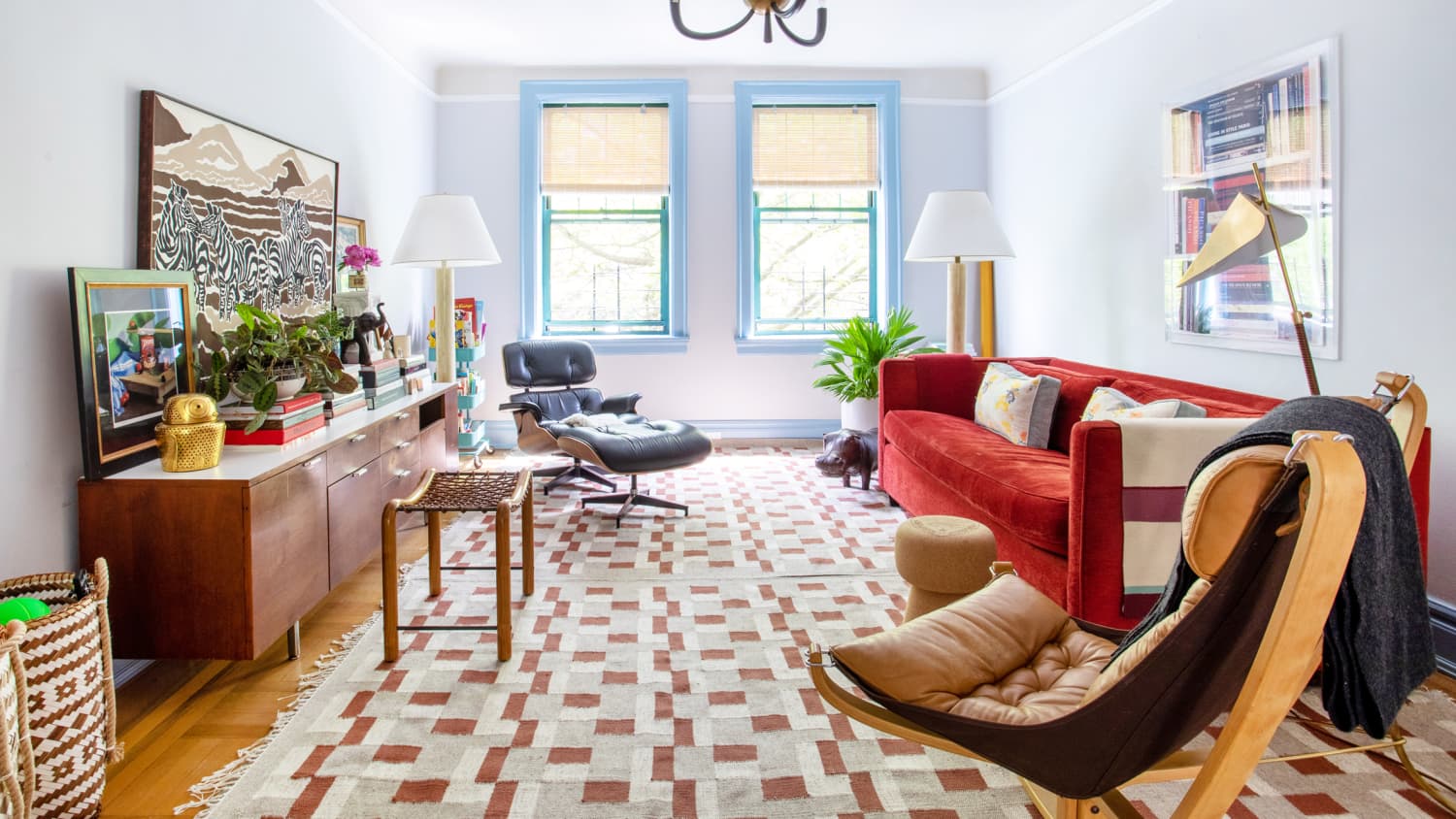 12 red sofas for a bold living room | apartment therapy