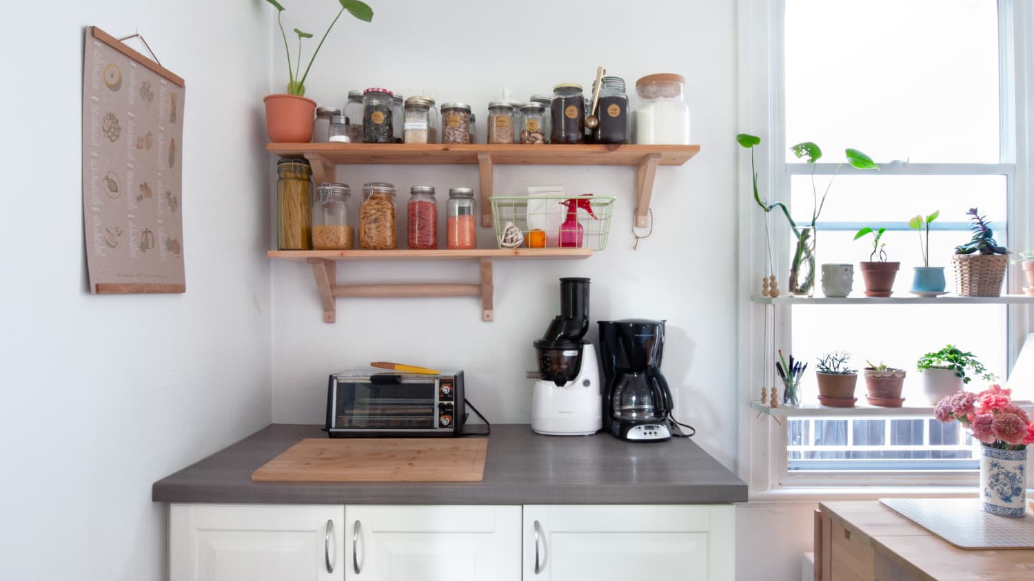 Howdens - Take inspiration from @hannah_hitchen on Instagram and pair grey  kitchen cabinets with copper accessories to bring warmth into any space:  howdens.com/kitchens/fitted-kitchens Kitchen featured: Fairford Graphite